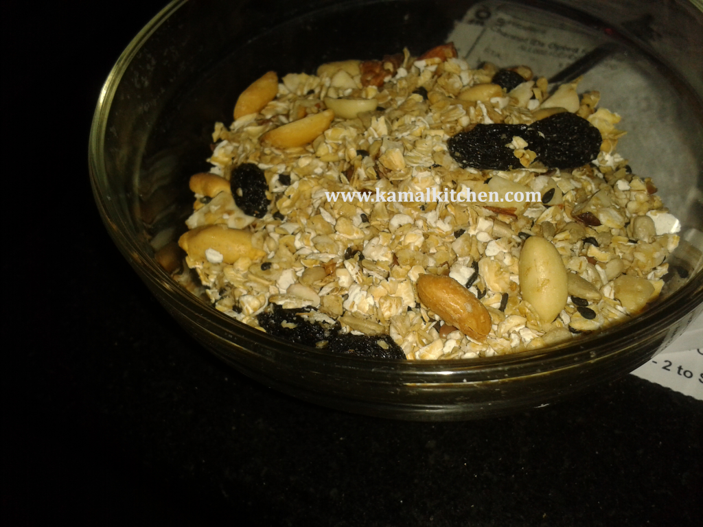 Homemade Honey Nut Granola or Muesli Recipe