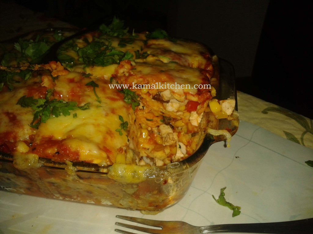 Mexican lasagna 3