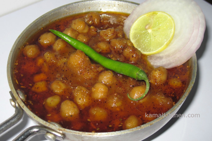 Chana Masala or Chole recipe