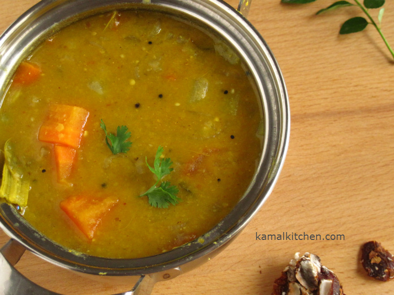 Sambar - South Indian Vegetable Stew Recipe