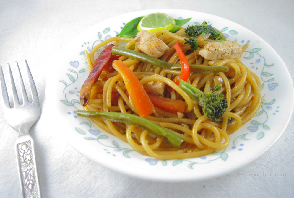 Drunken Noodles – Vegan Pad Kee Mao Recipe