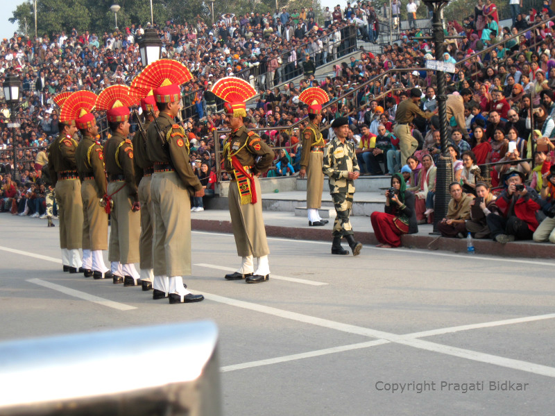 wagah border ceremony timings december