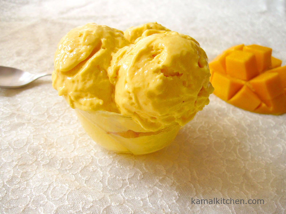 Mango Frozen Yogurt – 3 Ingredient Summer Recipe