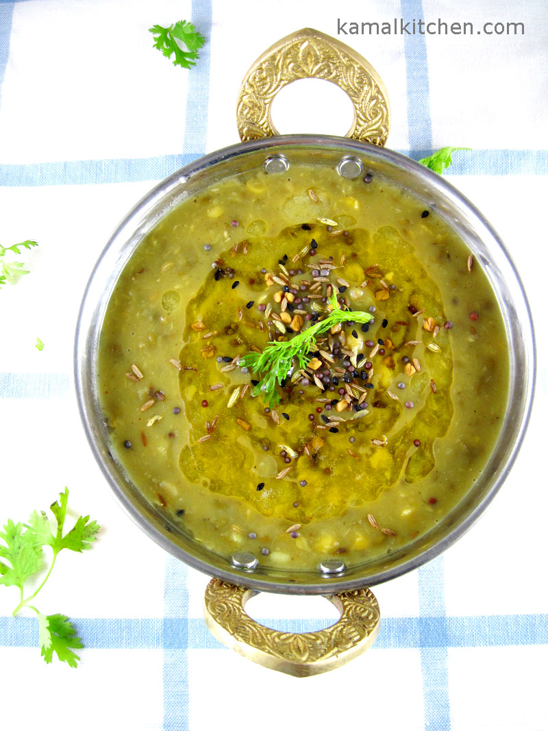 Green Daal with Panchphoran 1