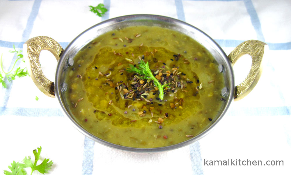 Green Daal with Panch Phoran