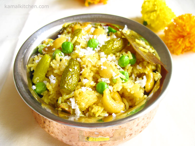 MasaleBhat – Spiced Rice from Maharashtra