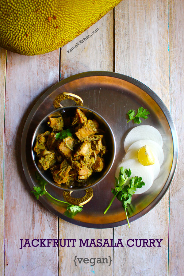 jackfruit curry or jackfruit masala or fanas curry or fanas subji or fanasachi bhaji