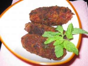 Mung Beet Cutlets