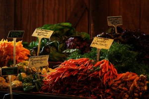 farmer's market veggies