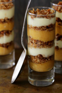 pumpkin praline trifle