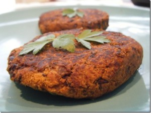 pumpkin burger patty