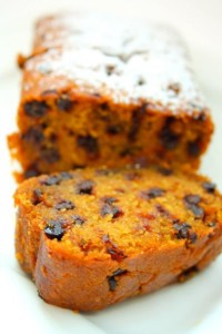 pumpkin choc chip bread