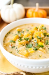 pumpkin corn chowder