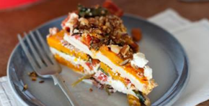 pumpkin spinach lasagna