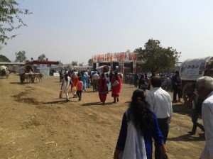Rides on Bullock carts at Bhimthadi Jatra