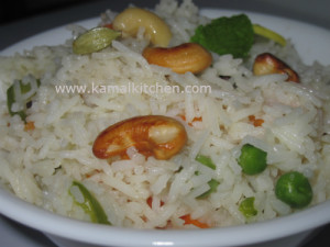 Vegetable Pulao Recipe 1