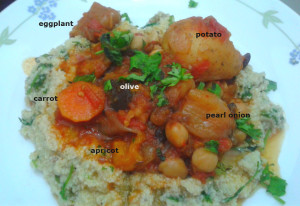Vegetarian Tagine Labels