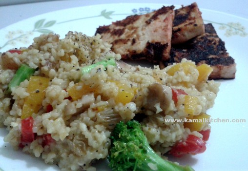 Bulgur Vegetable Summer Salad