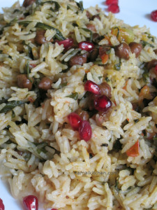 parsley and chana rice recipe
