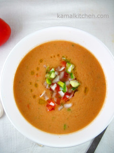 Gazpacho cold Spanish soup