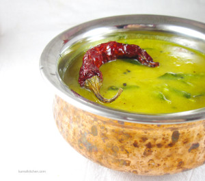 Masoor daal with Onion