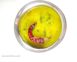 Masoor daal with Onion