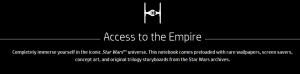 Hp Star Wars Special Edition Notebook