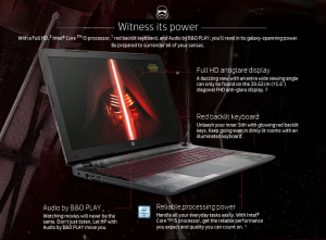 Hp Star Wars Special Edition Notebook