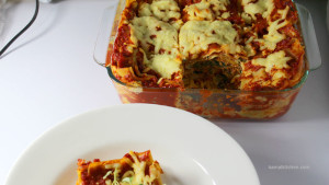 Vegetarian Lasagna - Spinach and Cheese Lasagna Step by Step recipe