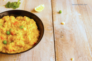 Spicy Oatmeal Recipe - Lemony Masala Oats - vegan - fat free