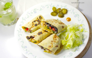 Black Bean Burrito vegan