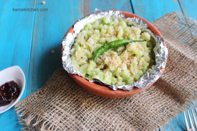 Khamang Kakdi - Cucumber peanut salad - vegan recipe