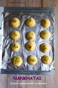 Nankhatai eggless ghee cookies