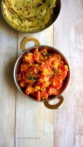 gajar subzi - carrot coconut stir fry