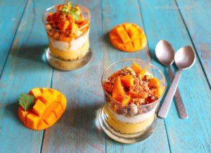 mango yogurt parfait